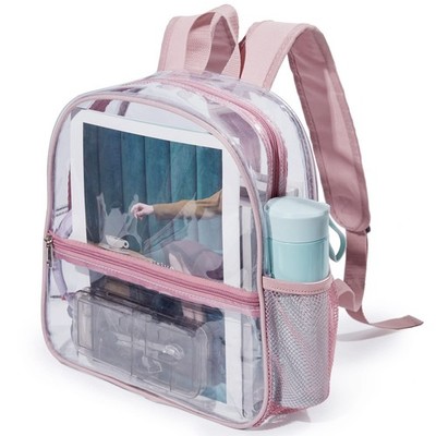 Mochila transparente Bolsa aprobada por el estadio con correas ajustables