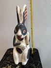 Vintage Bali Indonesia Folk Art Carved wood Hand Painted Rabbit Figurine — photo 7