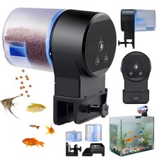 Futterautomat Aquarium Fischfutterautomat Automatischer Fischfutterspender+Timer