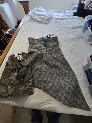 Damsel In This Dress  Wench, Crop Vixen Detachable Coat Tails In Treasury Diamon