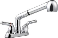 Utility Sink Faucet W/ Sprayer Laundry Room Faucet W/ Pull Out Sprayer Laundry