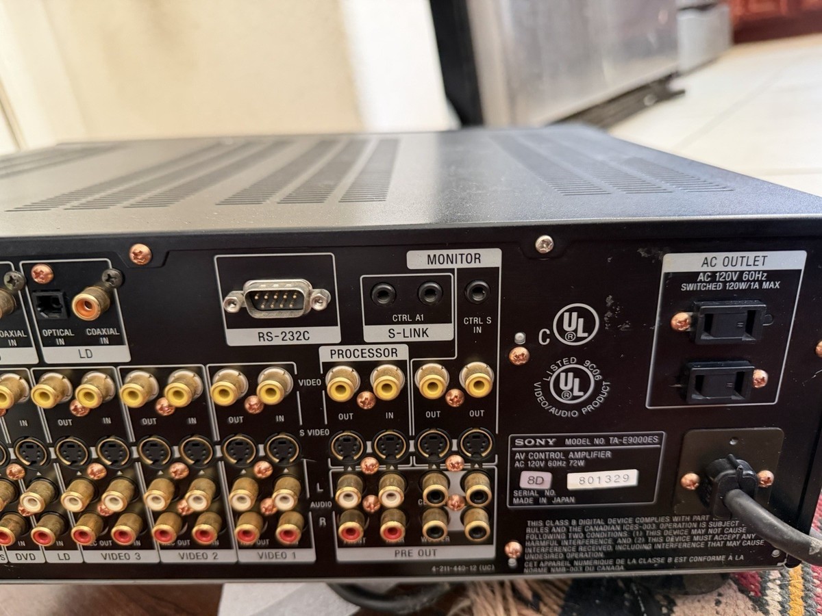 【希少・動作良好】SONY RM-TP501E リモコン TA-E9000ES用 Sony TA-E9000ES Flagship Digital AV Control Preamp Dolby DTS ES