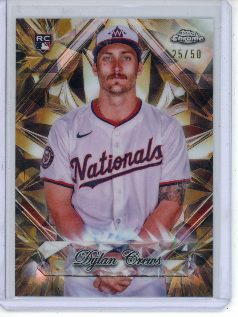 2025 Topps Chrome Sapphire Edition Dylan Crews Selections Gold /50