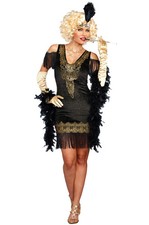 Brand New 1920s Swanky Flapper Adult Costume
