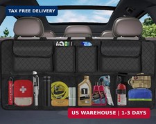 Car Trunk Organizer and Storage, Large Capacity Backseat Hanging Storage Accesso