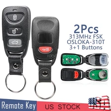 2X 4 Button Remote Control Car Key Fob OSLOKA-310T for Hyundai Sonata 2005-2011