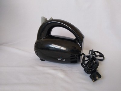 RIVAL Hand Mixer HM426B Black 150 Watts 5 Speeds Chrome Beaters Eject Function