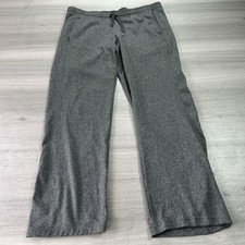 Adidas Pants Mens Large Gray Fleece Sweatpants ClimaWarm Athletic Lounge 655561