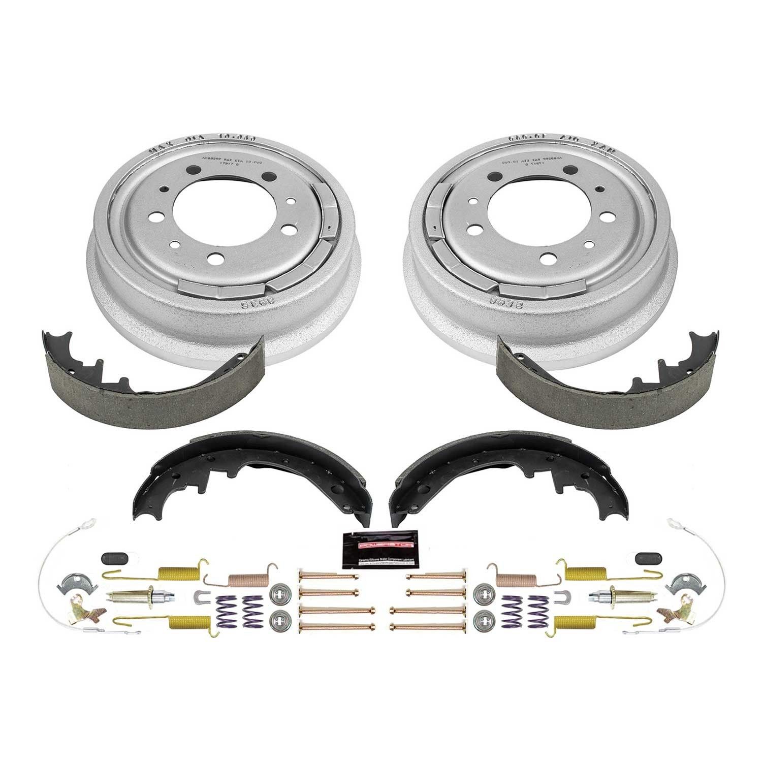 PowerStop KOE15277DK Drum Brake Shoe and Drum Kit For 82-86 Jeep CJ5 CJ7 Scbler