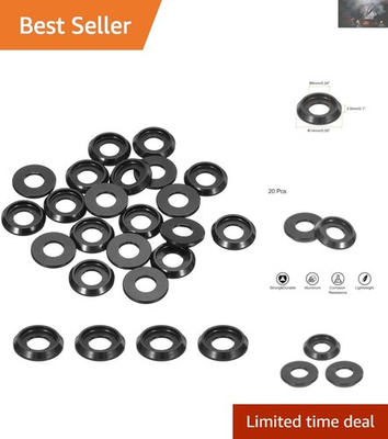 #ad Durable Aluminum Gaskets 20 Pack M6 Countersunk Washers for Drones amp; Models $27.54