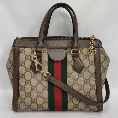 GUCCI GG Marmont Ophidia Sherry Line 547551 2Way Tote Shoulder Bag