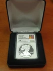 2021-W American Silver Eagle NGC PF70 First Releases "Mercanti Reagan Label"