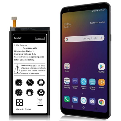 High Capacity 3600mAh Displaceable Battery for LG Harmony 4 LM-K400AM Smartphone