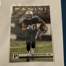 2018 Panini Football #286 Rishard Matthews Bronze Parallel Titans