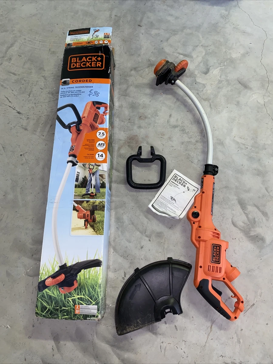 Black and decker grass hog 14 inch deals