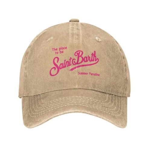 Berretto Saint Barth Unisex | Cappellino Baseball Vintage | Cappello Estivo Uomo - Foto 2 di 4