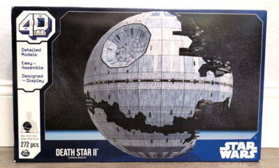 4D Build Deluxe Death Star II Cardstock Model Kit - 272pc Star Wars Toys