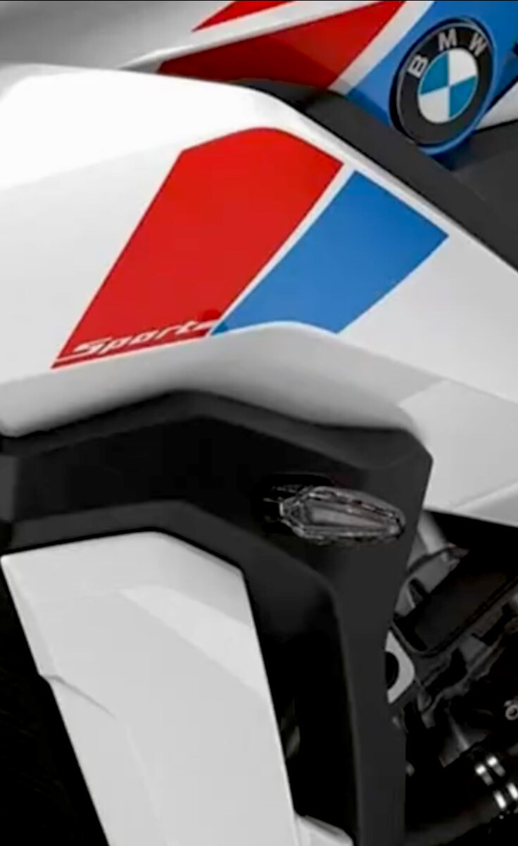 BMW S1000XR 2021 KIT M SPORT BLEU PROTECTION RÉSERVOIR DE CARBURANT