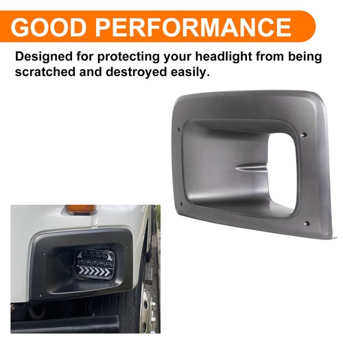 For Chevrolet 03-09 C6500 C7500 C8500 Headlight Bezel Trim Left Driver Headlamp - Picture 3 of 15