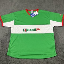 Mexico Soccer Jersey Mens Large Green Joma Short Sleeve Activewear Futbol