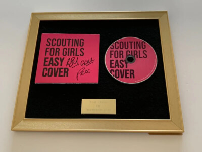 SIGNED/AUTOGRAPHED SCOUTING FOR GIRLS - EASY COVER FRAMED CD PRESENTATION