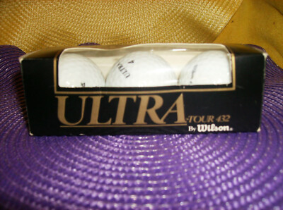 ウィルピュア 3箱セット NEW IN BOX OF 3 ULTRA TOUR 432 BY WILSON GOLF BALLS | eBay