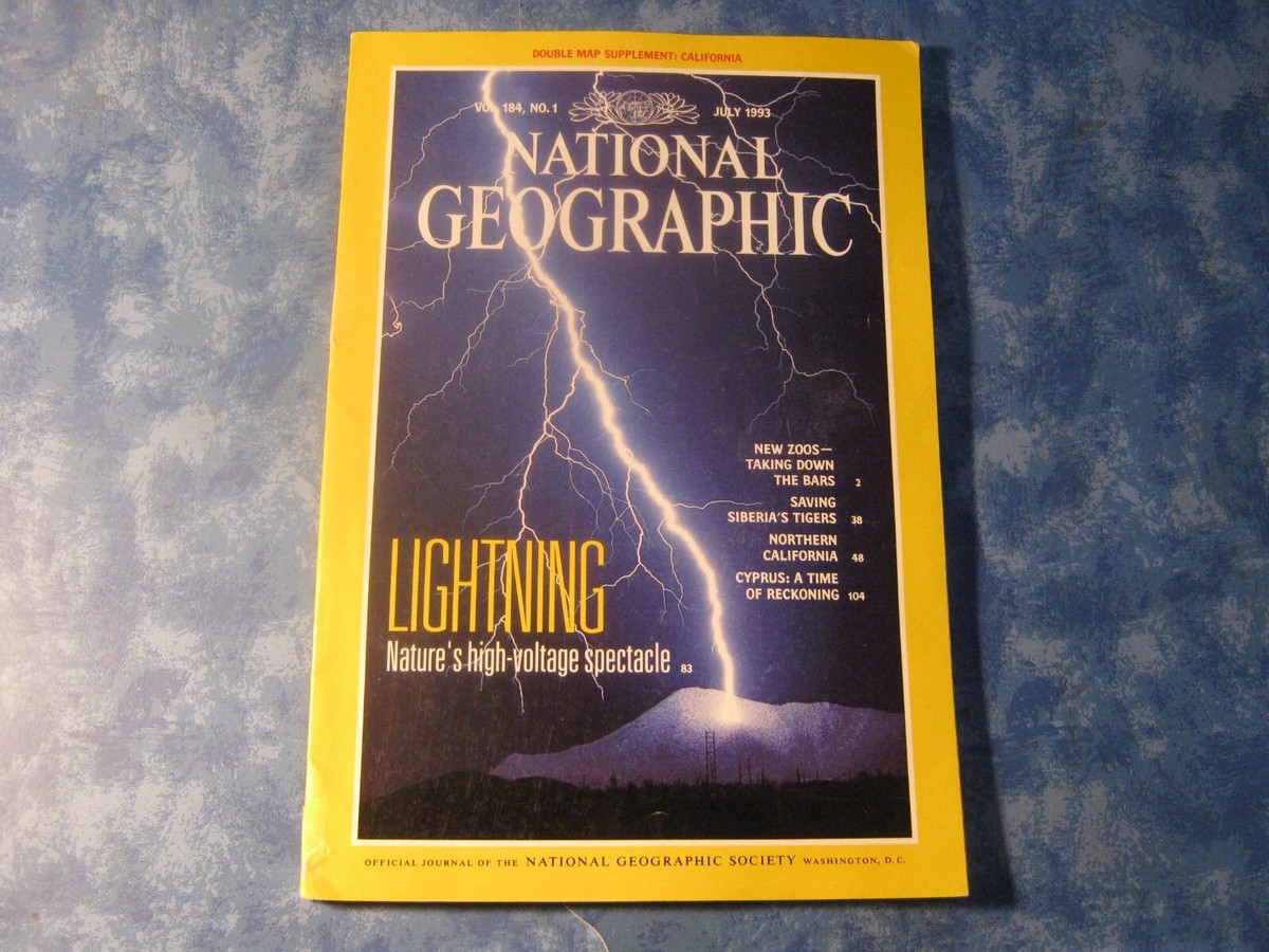 The National Geographic Magazine 1942年1月 NATIONAL GEOGRAPHIC July 1993 LIGHTNING Zoos SIBERIA'S