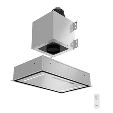 Awoco Flush Ceiling Mount Split Insert Range Hood, Stainless Steel, 800 CFM