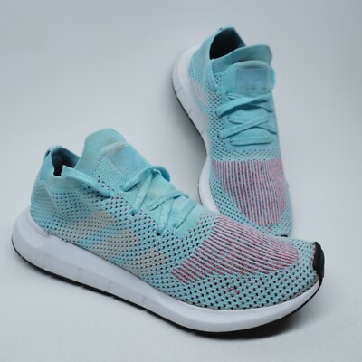 adidas gazelle silver green womens Adidas Swift Run Primeknit Women's Shoes Clear Aqua-Footwear White-Cor   Sports Plaza NY