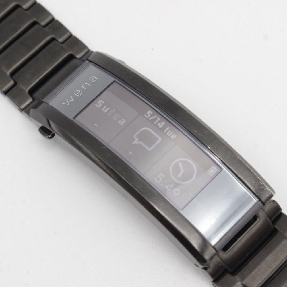 SONY Wena 3 Black WNW-B21A Smart Watch Android Activity Tracker | eBay