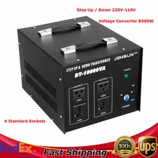 10000 Watt Voltage Converter Transformer Heavy Duty Step Up / Down 220V-110V New
