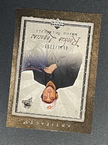 /1299 2007-08 ARTIFACTS ROOKIE LEGACIES Marco Bellineli RC Warriors Italia 118 - Picture 4 of 7