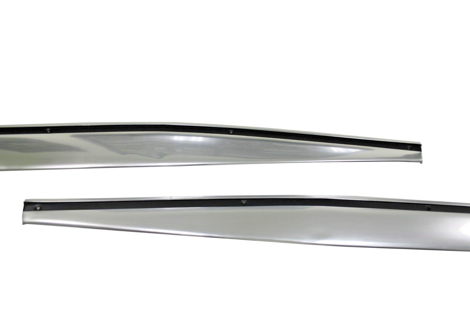 1970-1977 Corvette Lower Rocker Panel Trim Molding Moulding Set LH + RH ...