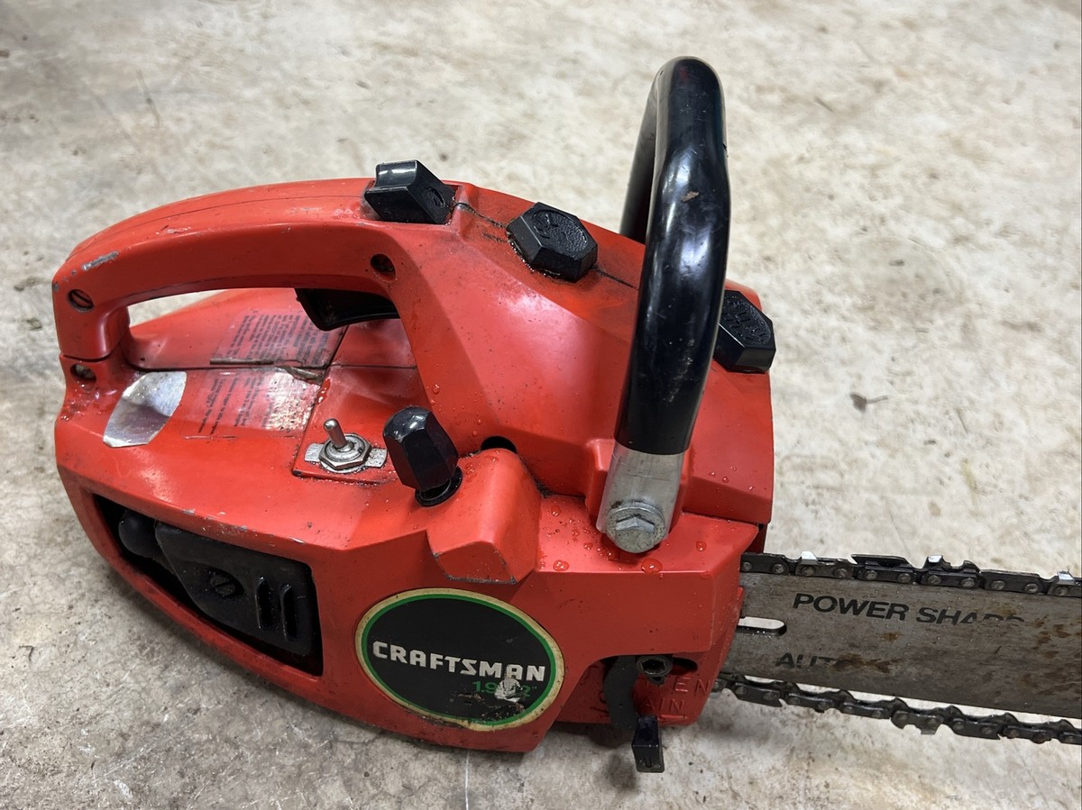 Vintage Sears Craftsman 358.350911 Chainsaw 1.9/12” Parts Saw | eBay