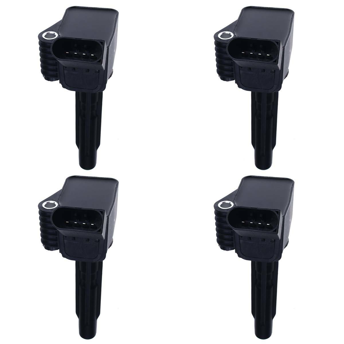 4Pcs Ignition Coil for Volkswagen Jetta Golf R Audi A3 Sportback e-tron Bentley