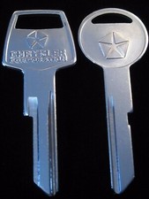 1957-1958 Mopar Pentastar Key Blank Set Plymouth Dodge Chrysler Desoto Imperial