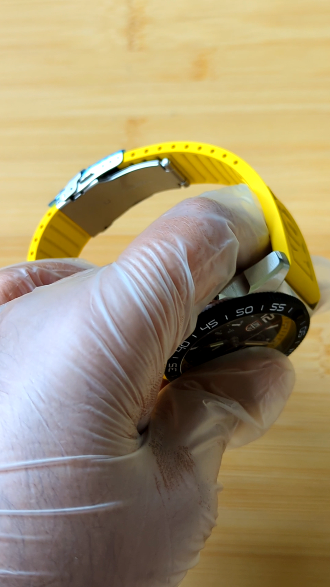 Luminox Pacific Diver Yellow Sapphire Black Dial Chronograph Men's