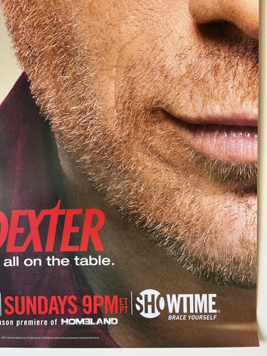 Dexter TV Serie Poster "He Saw She Saw" Michael C. Hall 2012 Showtime - Bild 4 von 6