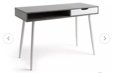 Habitat Concrete Style Office Desk - Grey
