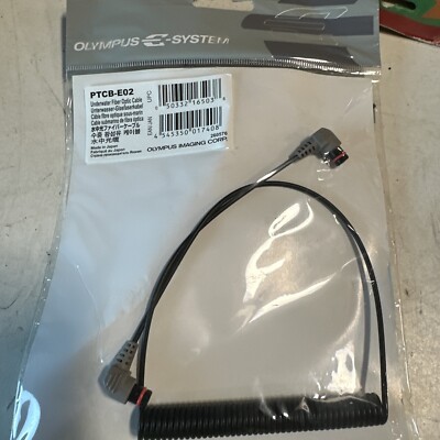 New OLYMPUS PTCB-E02 Underwater Fiber Optic Cable for PT-E05, PT-E06, UFL3, UFL2
