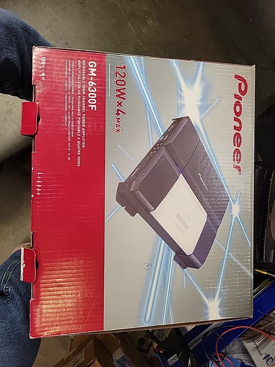 Pioneer GM-6300F 4-Channel Car Amp for sale online | eBay