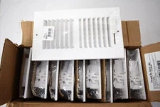 Lot Of 10 Hart & Cooley Ceiling/Sidewall Stamped Face Two Way Register 8" x 4"