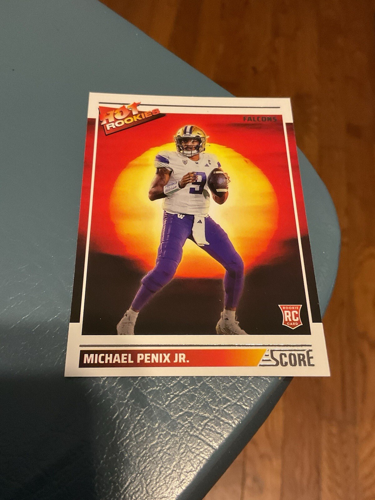 2024 PANINI SCORE MICHAEL PENIX JR HOT ROOKIES-ROOKIE-FALCONS/WASHINGTON-#3