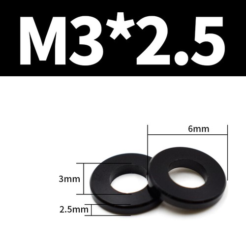 Alu eloxiert M3 M4 M5 M6 M8 M10 metrisch bunt Flachscheibe Distanzdichtung - Bild 23 von 137