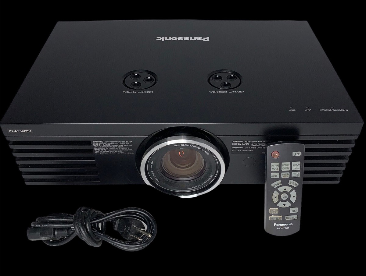 OEM PANASONIC PT-AE3000 HOME THEATER PROJECTOR, LCD FULL HD