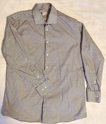 dress shirt 34/35 Pronto Uomo Slim Fit Check Dress Shirt, Burgundy