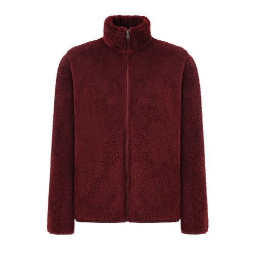 Mens Jacket Polar Fleece Hoodie Coat Thermal Cardigan Outwear Fluffy Warm Tops - Picture 21 of 23
