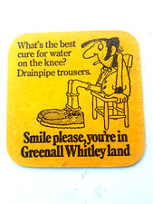 Vintage GREENALL WHITLEY / GREENALL'S - Cat No'360 Beer mat / Coaster