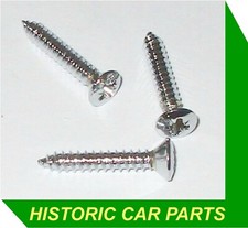 3 Phillips Head Screws (as original) for Ext Door Handle on MG Midget TD 1950-53
