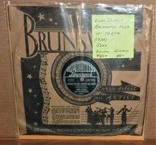 10" - 78 RPM SHELLAC RECORD by EDDY DUCHIN (1938) BRUNSWICK 8264 / JAZZ